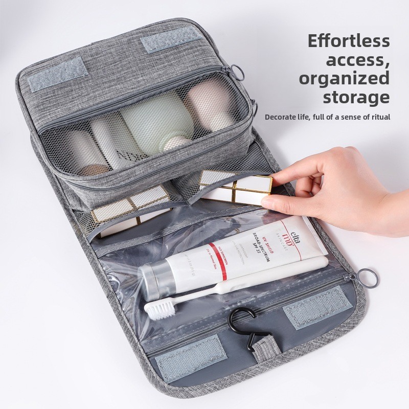 Men Accessories For Travel - Große Kapazität Hängende Toilettentasche Nass-Trocken-Trennung Reise-Make-up-Wasch-Organizer