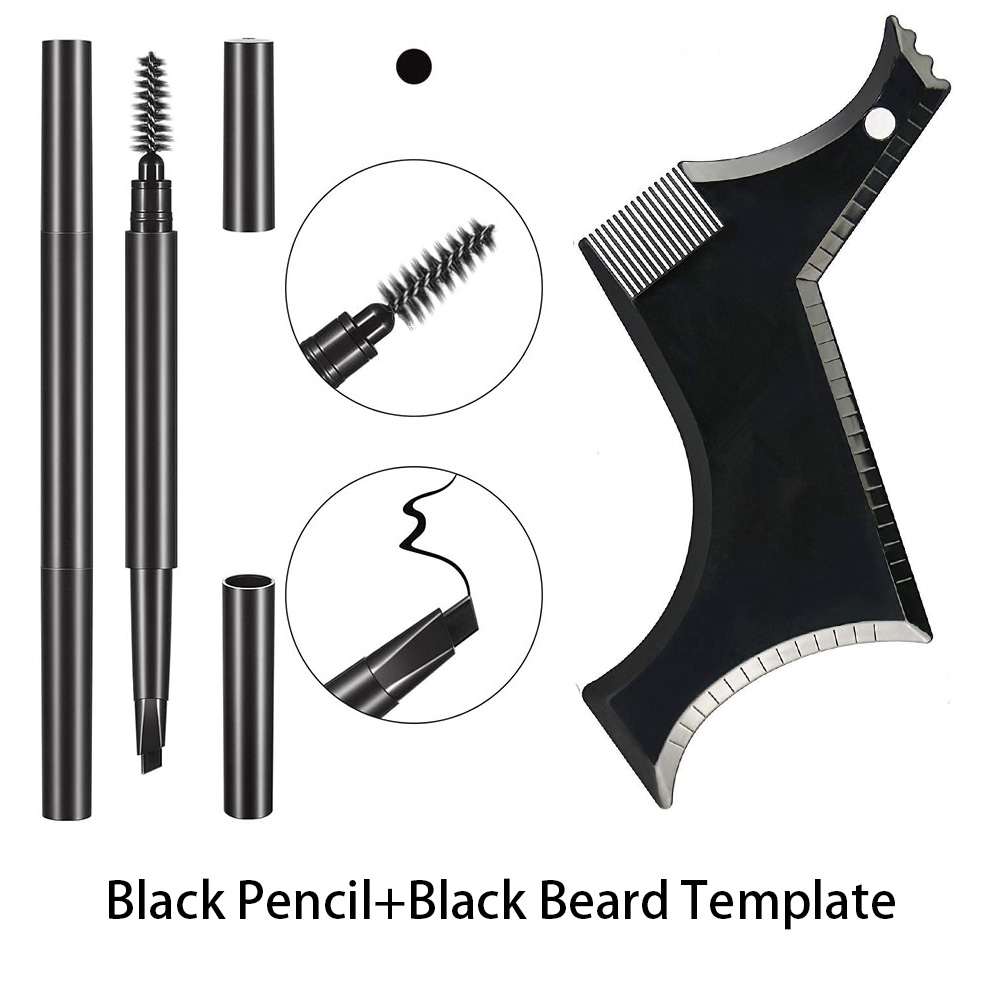 Men Accessories Combo Set - Herren Bartpflege-Set: Wasserdichter, langanhaltender Bartstift &
