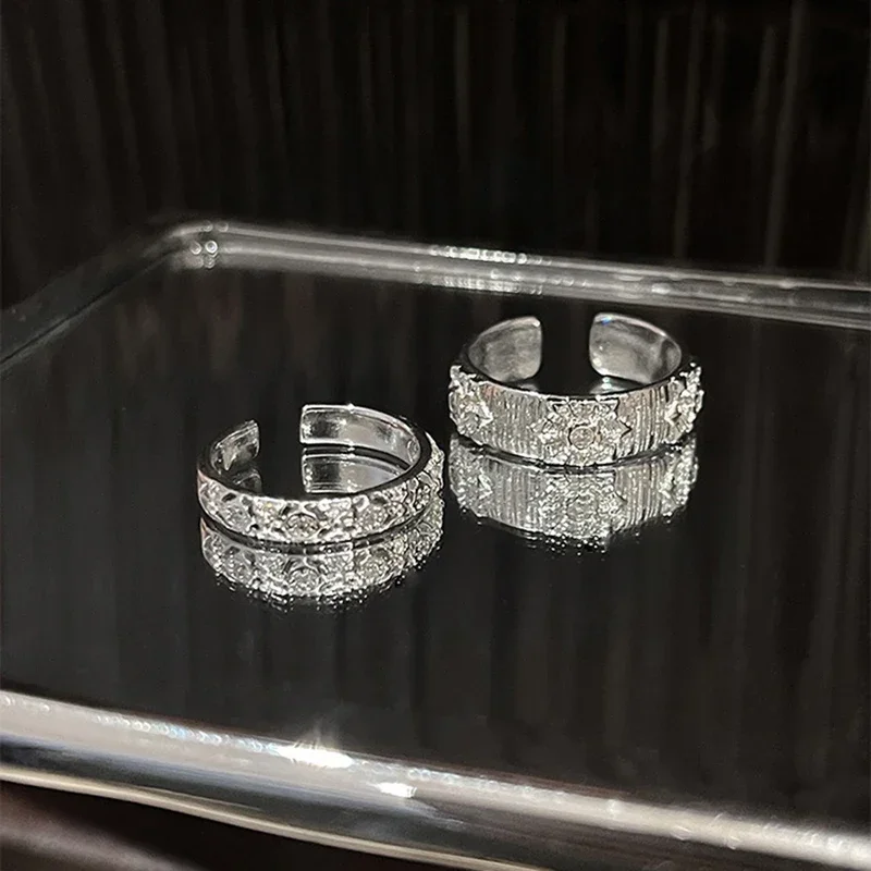 Glänzender Metall-Offenring fü – Men Accessories Drawing Bewertung und Preis