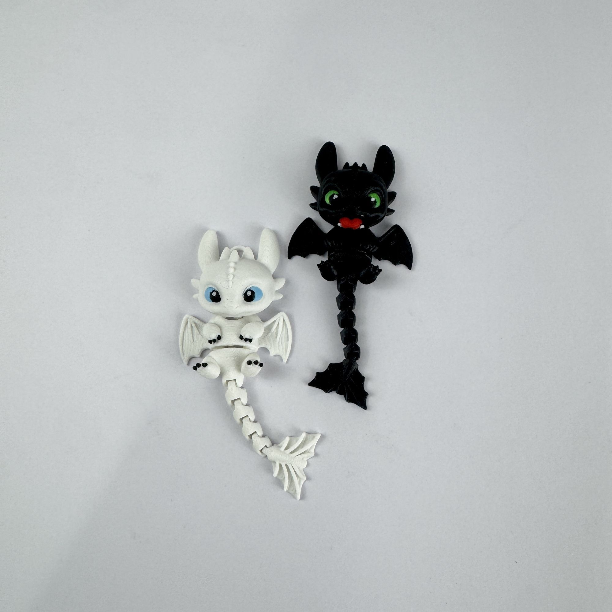 3D-gedruckter beweglicher Drac – Men Keychain Accessories Bewertung und Preis