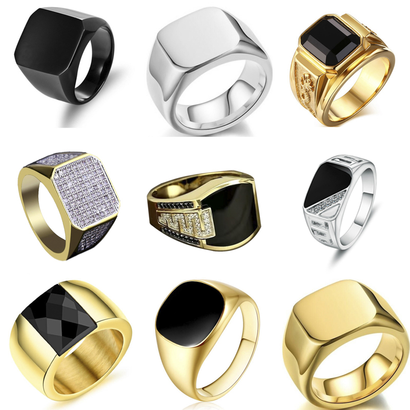 Neue 2025, glänzende Metallrin – Men'S Accessories Jewelry Sale Bewertung und Preis