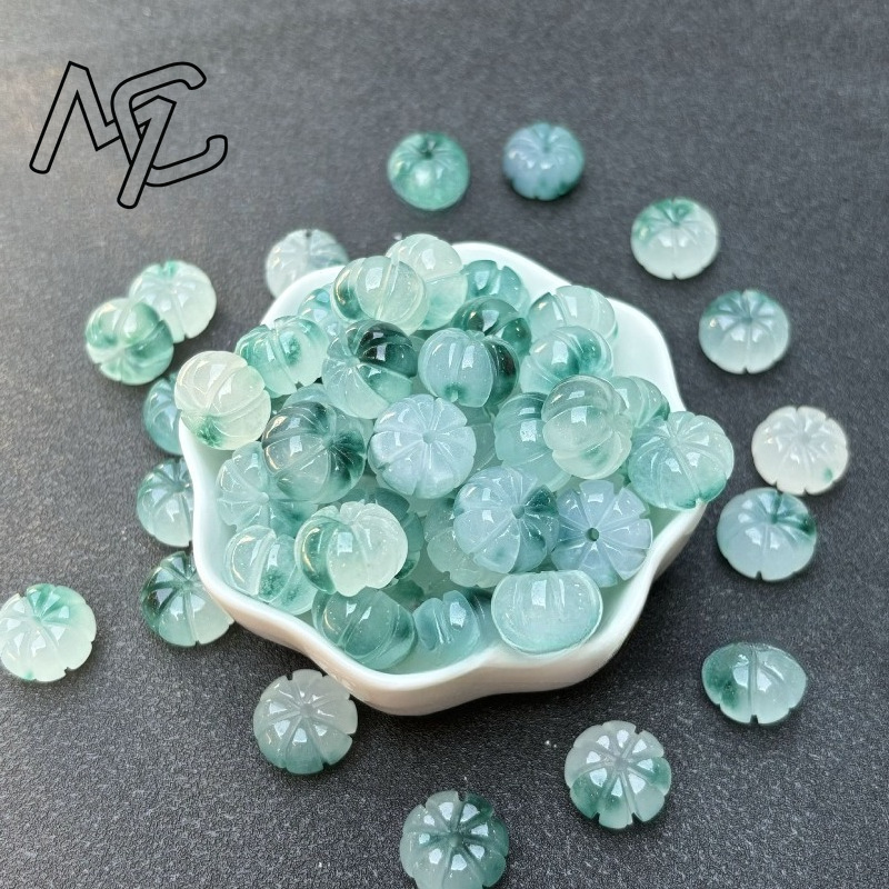 10 Stück A Green Jade Kürbispe – Bracelet Beaded Men Bewertung und Preis
