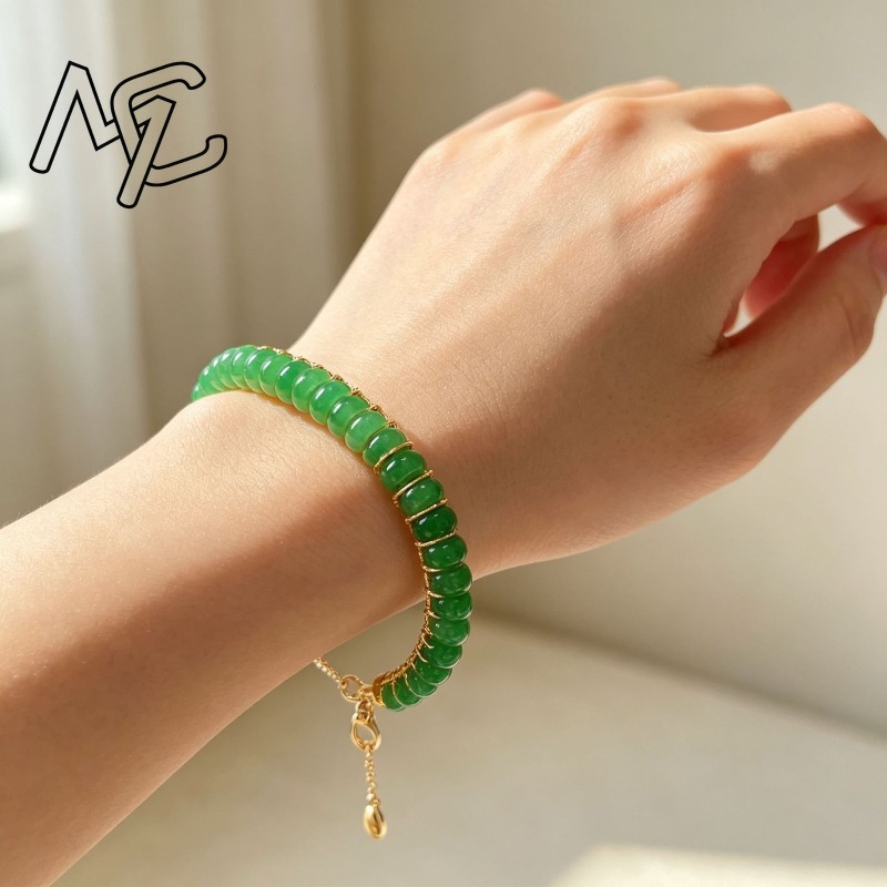Natürliche, getrocknete blaue  – Bracelet Beaded Men Bewertung und Preis