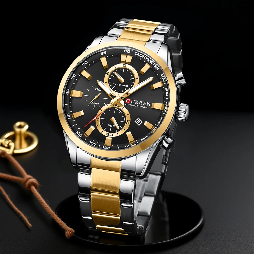 CURREN Casual Quarz Chrono Spo – Men'S Accessories Jewelry Bewertung und Preis
