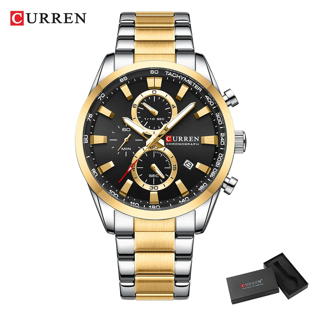 CURREN Casual Quarz Chrono Spo – Men'S Accessories Jewelry Bewertung und Preis