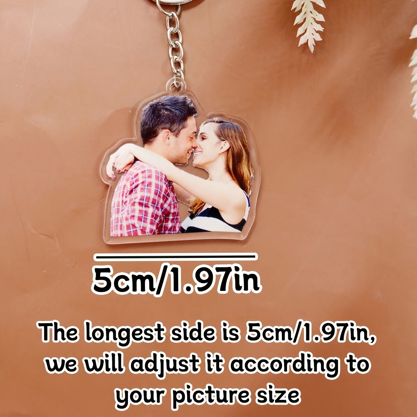 1 Personalisierter Foto-Acryl- – Men Keychain Accessories Bewertung und Preis