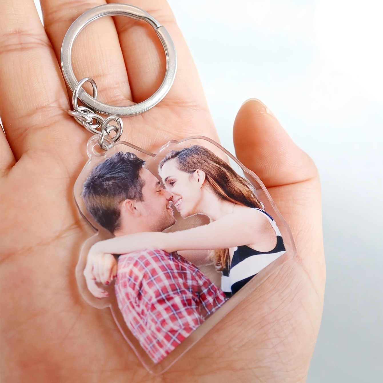 1 Personalisierter Foto-Acryl- – Men Keychain Accessories Bewertung und Preis