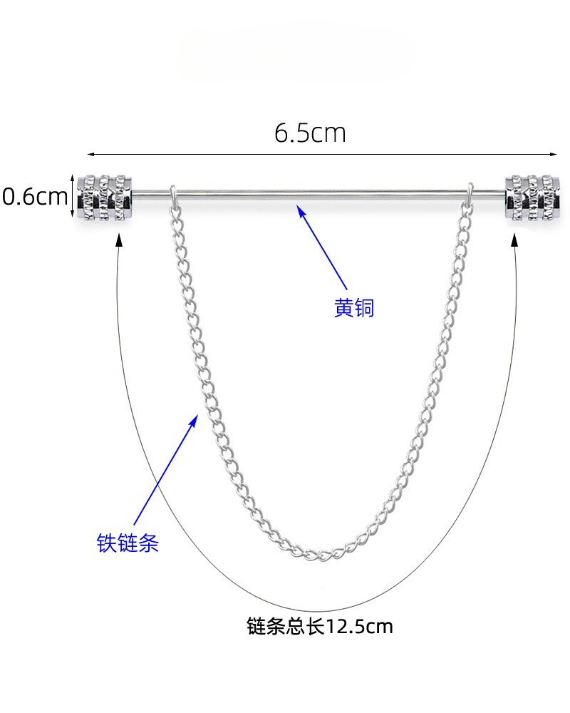 Neue Herrenbrosche für Hemden  – Men'S Accessories Jewelry Bewertung und Preis
