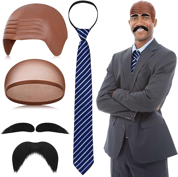 Neues Glatzkopf-Halloween-Kost – Men Accessories Combo Set Bewertung und Preis