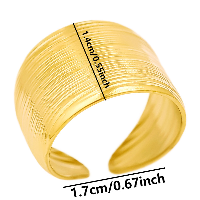 Korea Mode Breiten Ring Offene – Men Accessories Drawing Bewertung und Preis